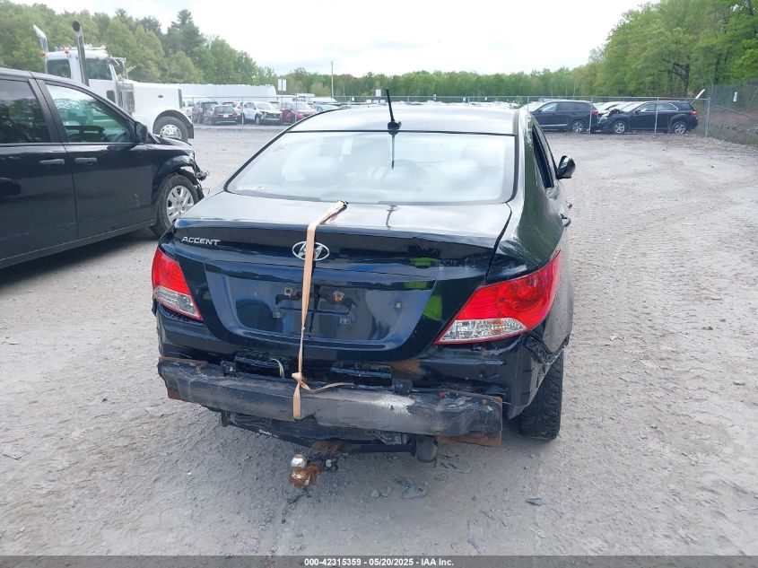 2013 Hyundai Accent Gls VIN: KMHCT4AE5DU443762 Lot: 42315359
