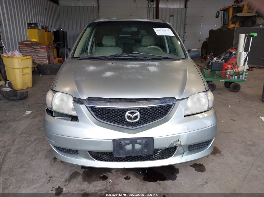 2003 Mazda Mpv Es/Lx/Lx-Sv VIN: JM3LW28A330357186 Lot: 43454028