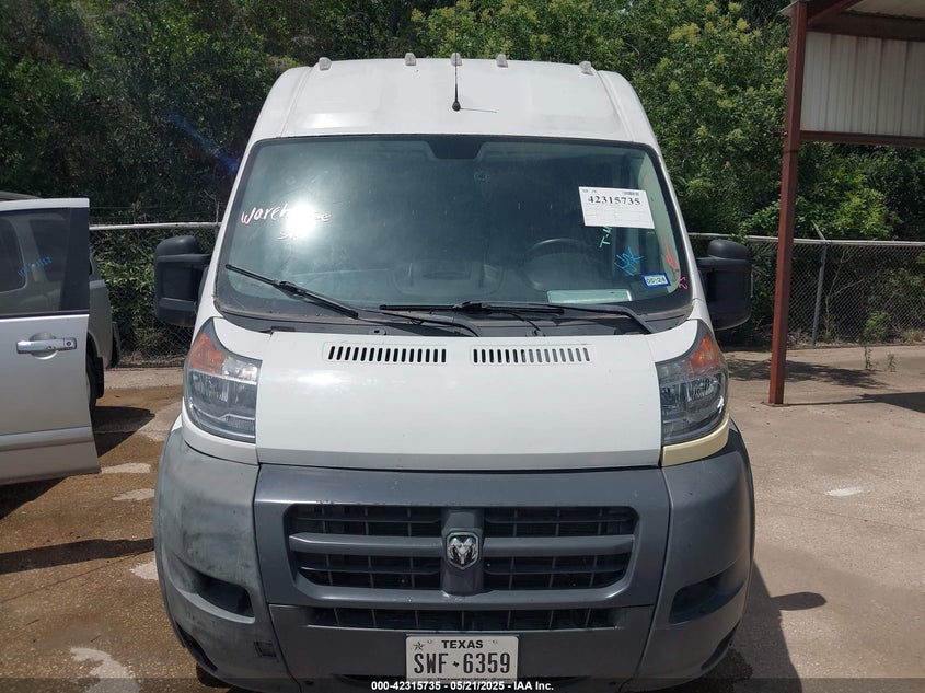2017 RAM PROMASTER 1500 HIGH ROOF 136 WB - 3C6TRVBG3HE503011