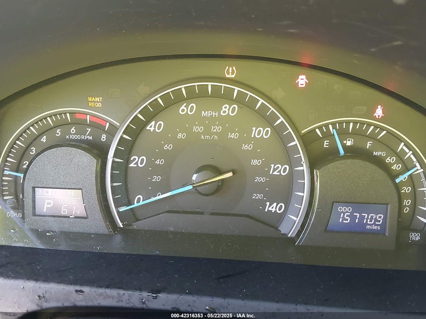 2012 TOYOTA CAMRY VIN: 4T4BF1FK5CR168396