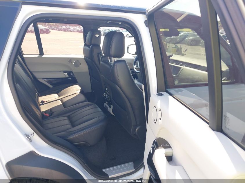 2016 Land Rover Range Rover 3.0L V6 Turbocharged Diesel Hse Td6 VIN: SALGS2KF9GA258617 Lot: 42316380