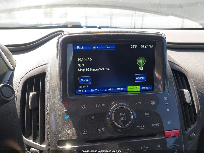 2014 CHEVROLET VOLT VIN: 1G1RF6E47EU161880