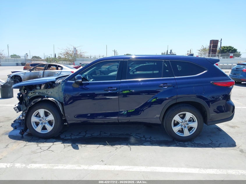 2022 TOYOTA HIGHLANDER VIN: 5TDZZRAH2NS550598
