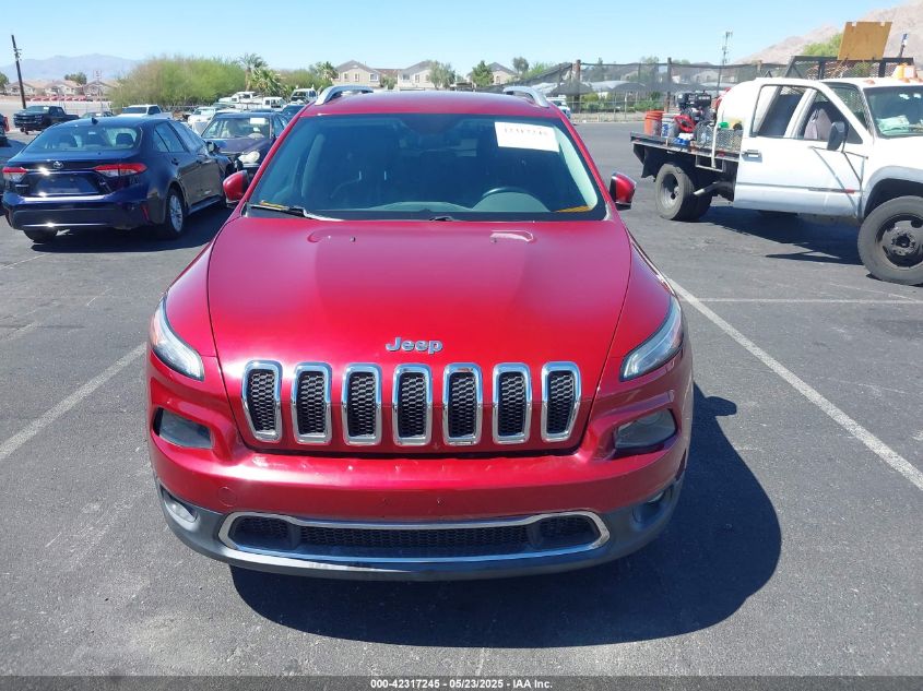 2014 Jeep Cherokee Limited VIN: 1C4PJLDS8EW221293 Lot: 43783974