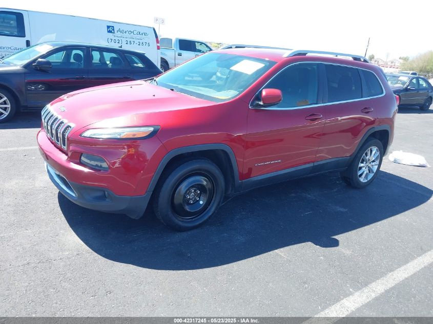 2014 Jeep Cherokee Limited VIN: 1C4PJLDS8EW221293 Lot: 43783974