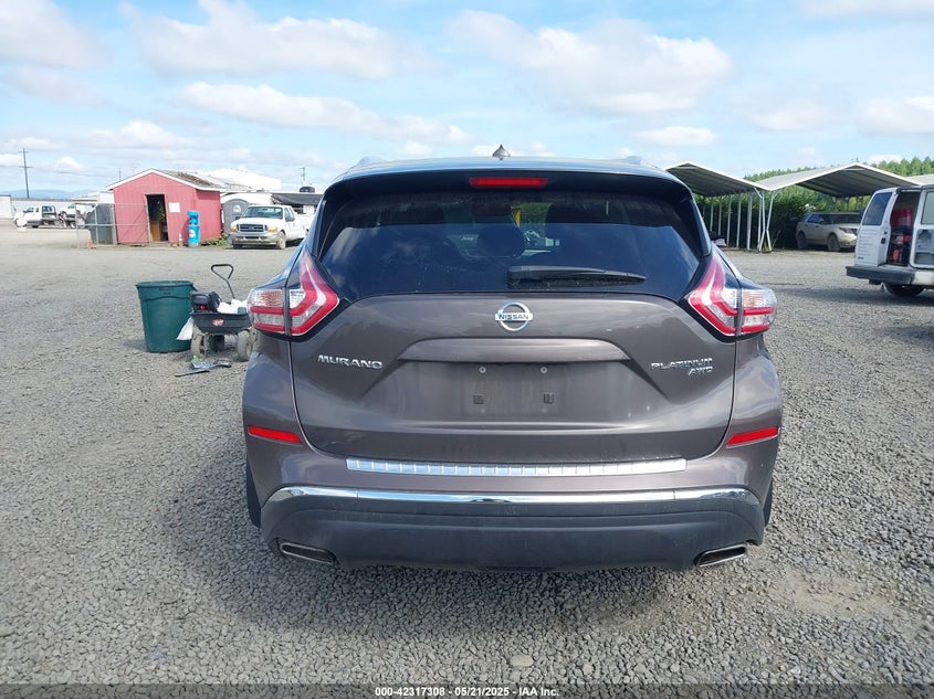 2016 NISSAN MURANO PLATINUM - 5N1AZ2MH1GN126009