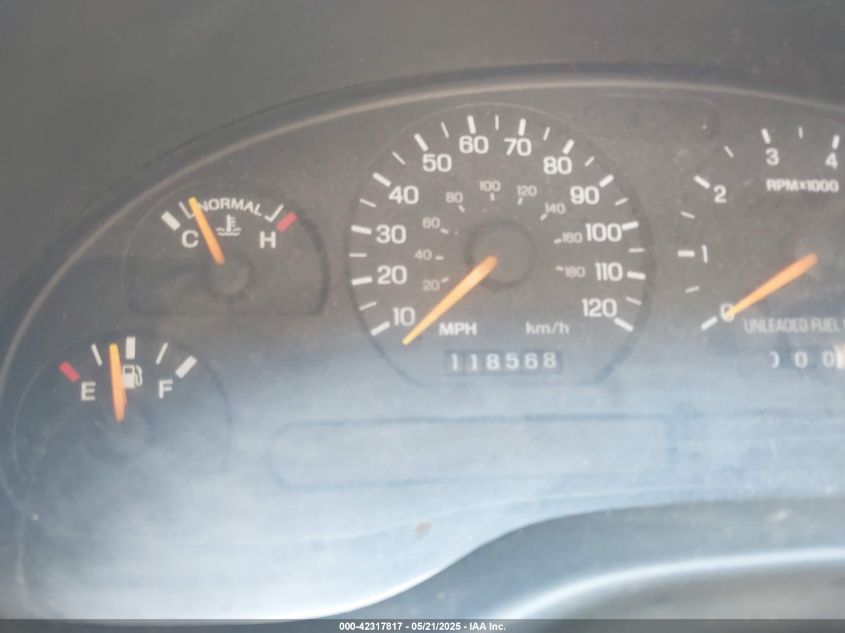 1998 Ford Mustang VIN: 1FAFP4448WF137869 Lot: 42317817