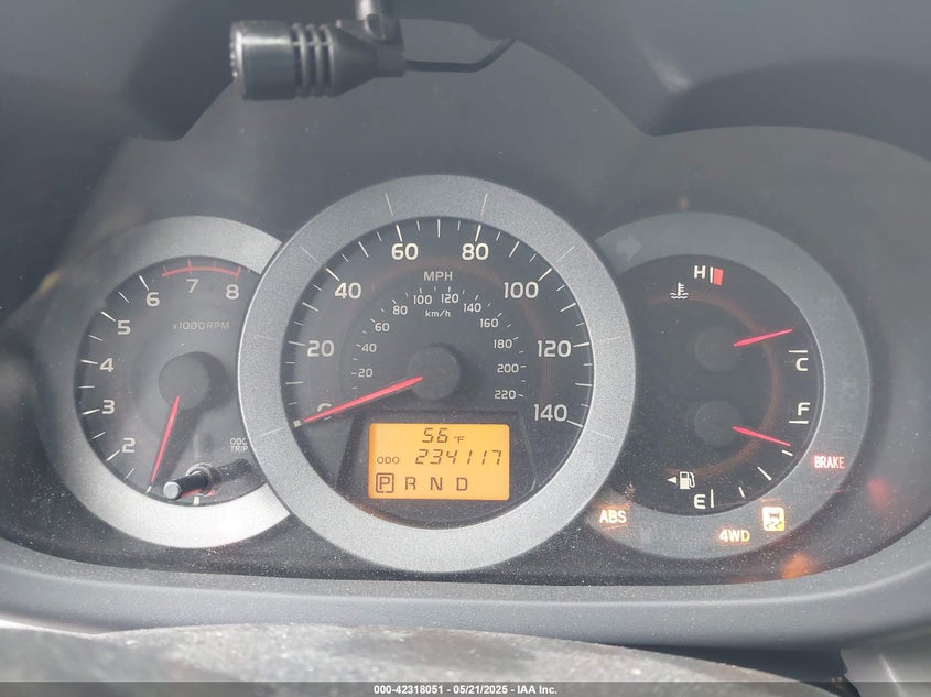 2011 TOYOTA RAV4 VIN: JTMBF4DV7BD039989