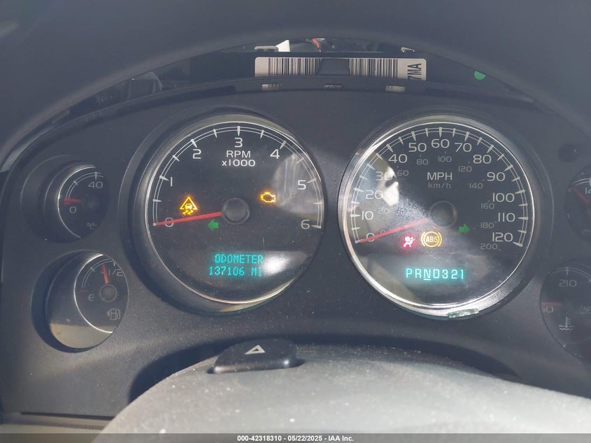 2007 CHEVROLET TAHOE VIN: 1GNFK13097J406134