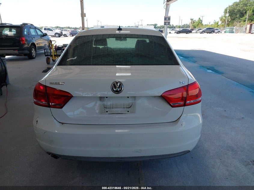 2013 VOLKSWAGEN PASSAT 2.5L SE - 1VWBP7A39DC114411