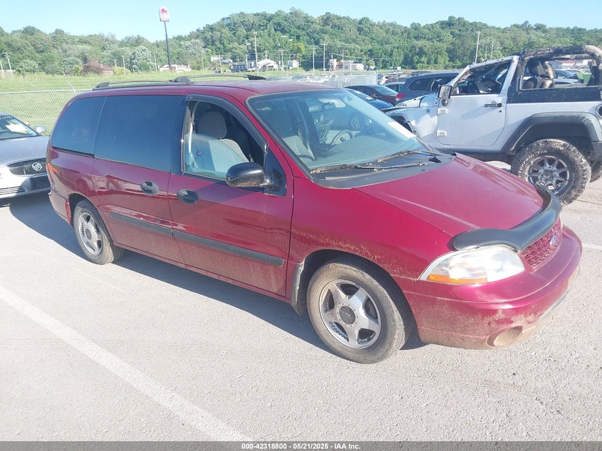 2003 Ford Windstar Lx red wagon gasoline 2FMZA514X3BB45743 photo #1