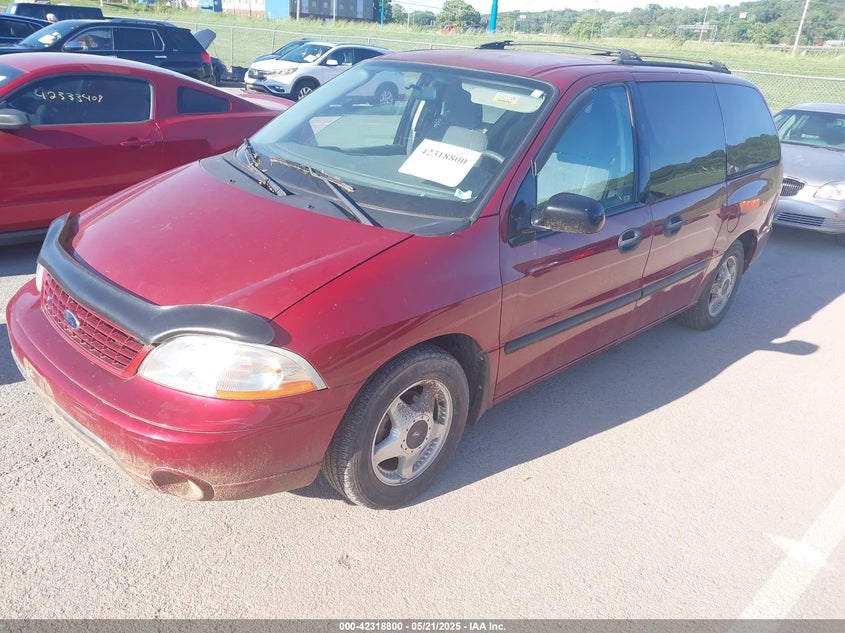 2003 Ford Windstar Lx red wagon gasoline 2FMZA514X3BB45743 photo #3