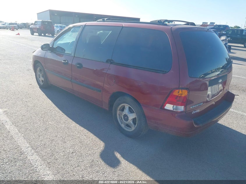 2003 Ford Windstar Lx red wagon gasoline 2FMZA514X3BB45743 photo #4