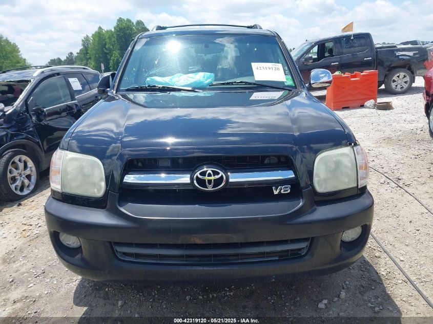 2007 Toyota Sequoia Limited V8 VIN: 5TDBT48A47S284180 Lot: 42319120