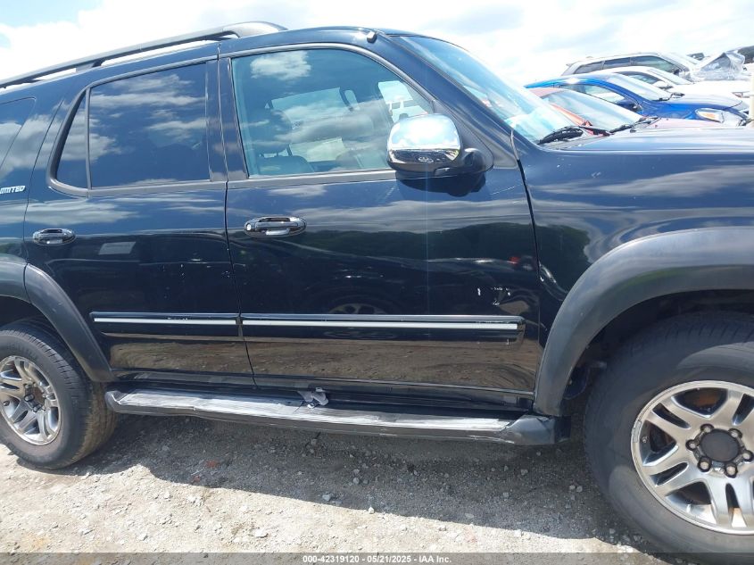 2007 Toyota Sequoia Limited V8 VIN: 5TDBT48A47S284180 Lot: 42319120