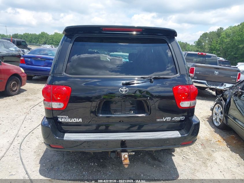 2007 Toyota Sequoia Limited V8 VIN: 5TDBT48A47S284180 Lot: 42319120