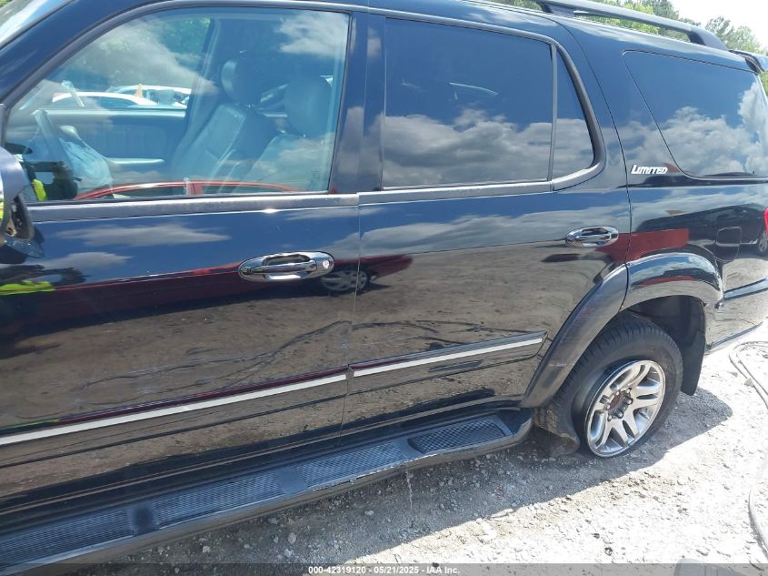 2007 Toyota Sequoia Limited V8 VIN: 5TDBT48A47S284180 Lot: 42319120