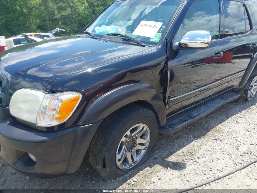 2007 Toyota Sequoia Limited V8 VIN: 5TDBT48A47S284180 Lot: 42319120