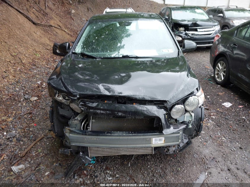 2013 CHEVROLET SONIC LTZ MANUAL - 1G1JF6SB1D4124919