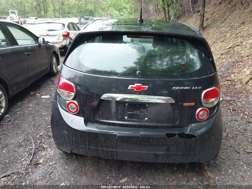 2013 CHEVROLET SONIC LTZ MANUAL - 1G1JF6SB1D4124919