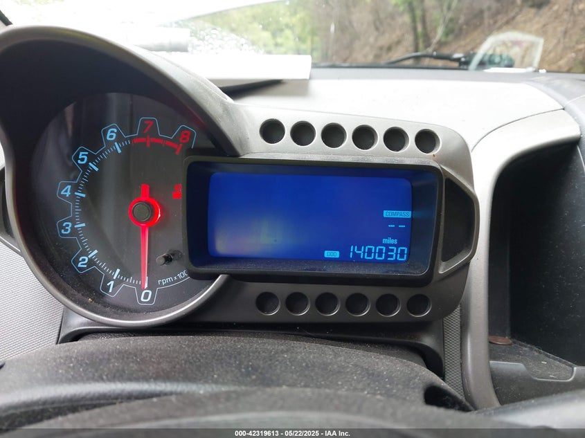 2013 CHEVROLET SONIC LTZ MANUAL - 1G1JF6SB1D4124919