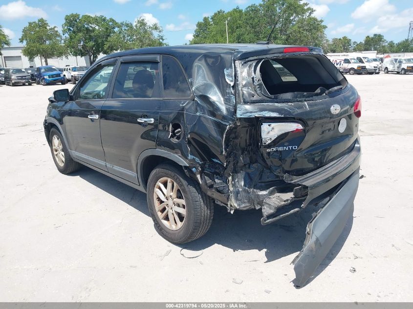 2014 Kia Sorento Lx VIN: 5XYKT3A61EG535893 Lot: 42319794