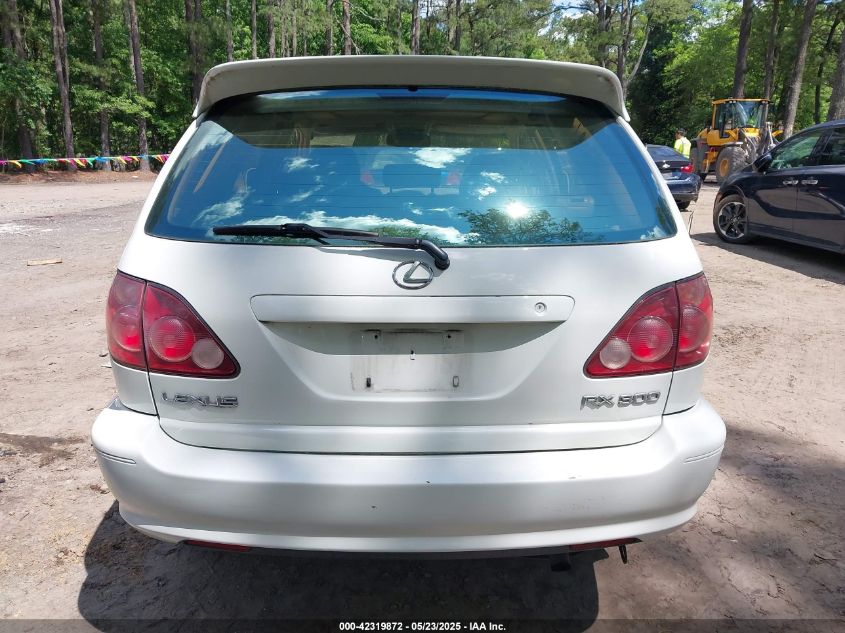 2000 Lexus Rx 300 VIN: JT6HF10U7Y0117765 Lot: 42319872