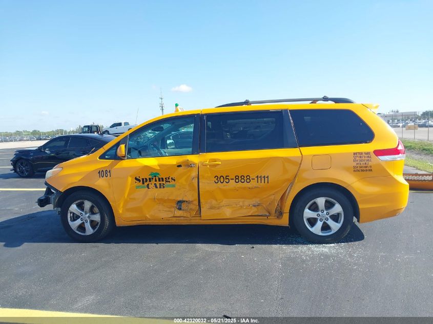 2012 Toyota Sienna Le V6 8 Passenger VIN: 5TDKK3DC6CS204473 Lot: 42320032