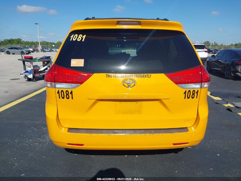 2012 Toyota Sienna Le V6 8 Passenger VIN: 5TDKK3DC6CS204473 Lot: 42320032