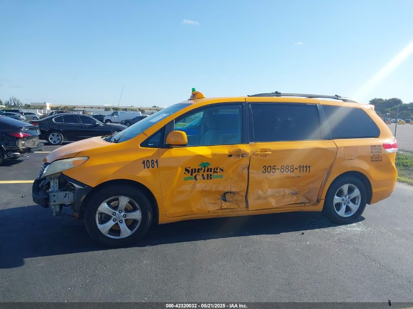 2012 Toyota Sienna Le V6 8 Passenger VIN: 5TDKK3DC6CS204473 Lot: 42320032