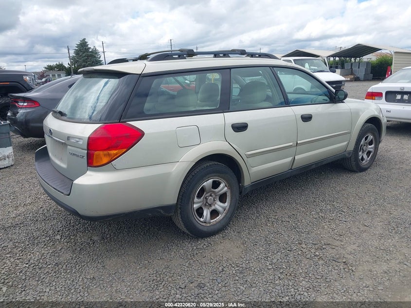 2007 SUBARU OUTBACK VIN: 4S4BP61C276316745