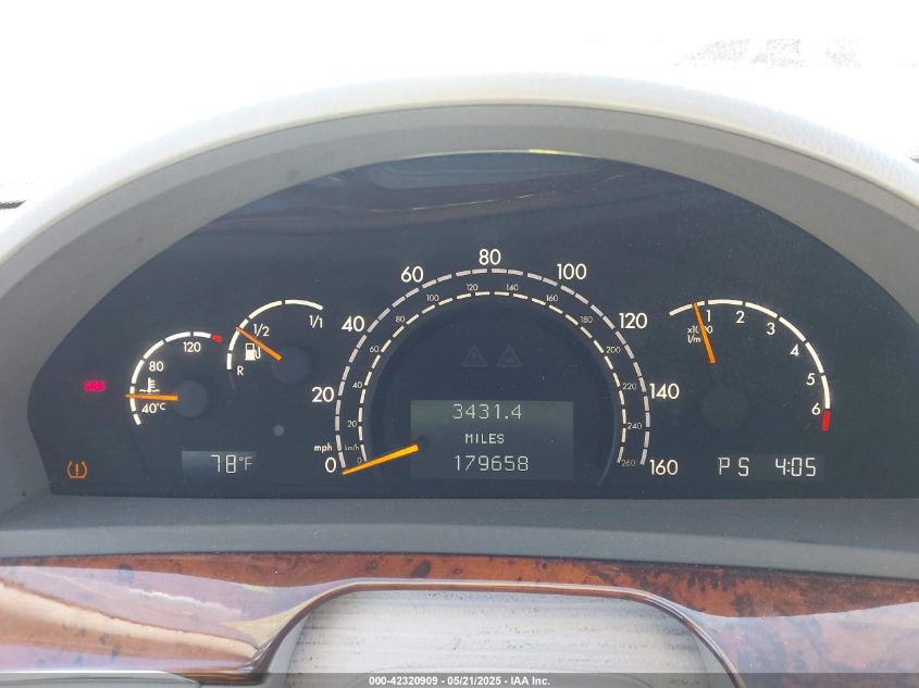 2005 Mercedes-Benz S 500 VIN: WDBNG75J65A451686 Lot: 42320909