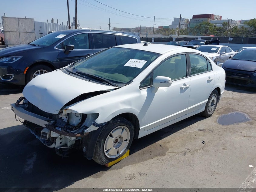 2007 HONDA CIVIC HYBRID VIN: JHMFA36297S017183