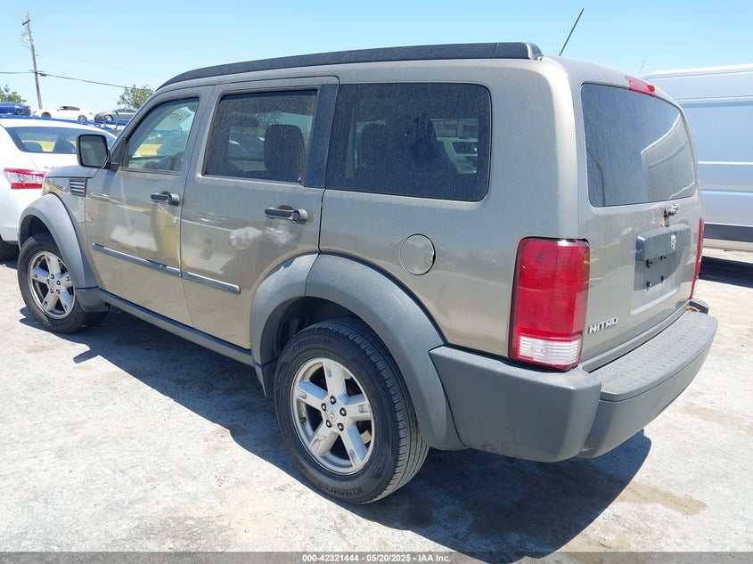 2007 DODGE NITRO VIN: 1D8GT28K57W690022