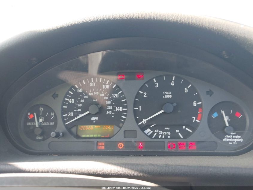 1997 BMW 328Ic VIN: WBABK8323VET98911 Lot: 42321735