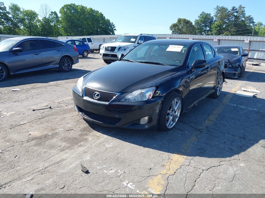2007 LEXUS IS VIN: JTHBK262172054587