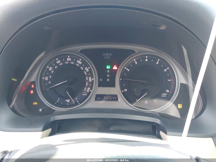 2007 LEXUS IS VIN: JTHBK262172054587
