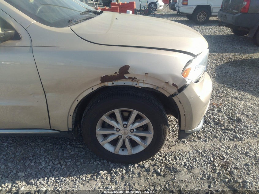 2014 DODGE DURANGO VIN: 1C4RDHAG3EC446042