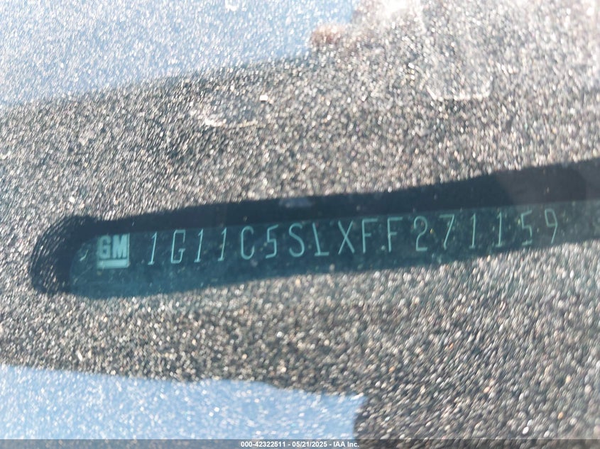 2015 CHEVROLET MALIBU 1LT - 1G11C5SLXFF271159