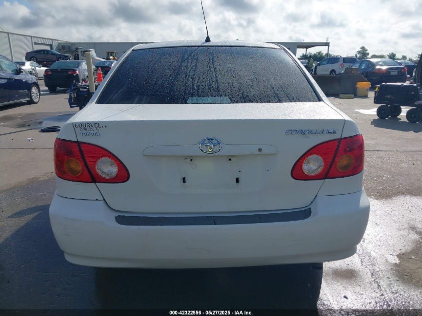 2003 Toyota Corolla Le VIN: JTDBR32E630029953 Lot: 42322556