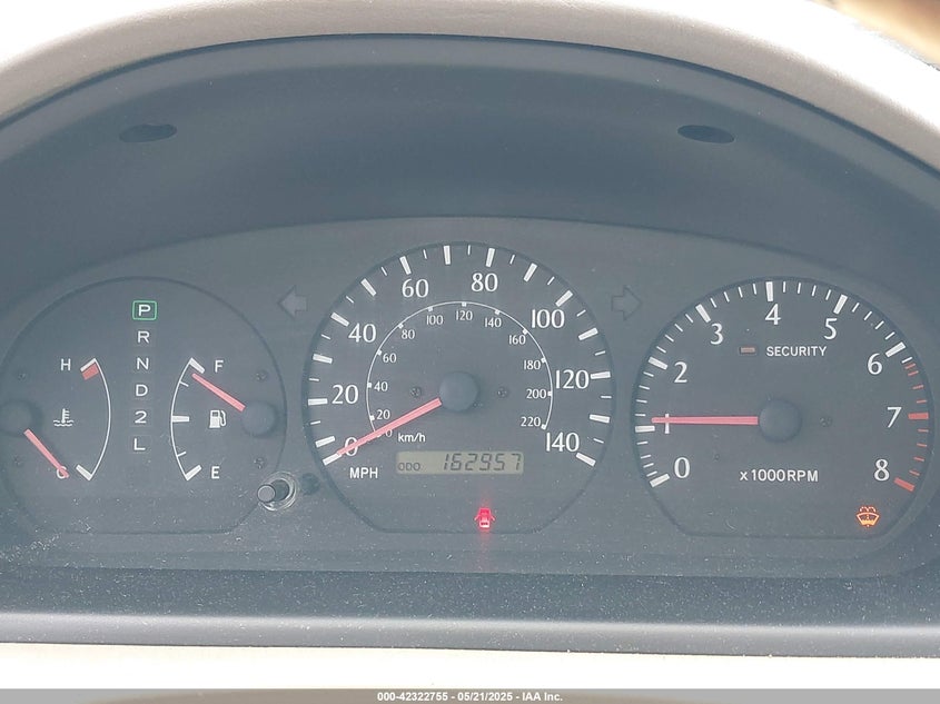 TOYOTA CAMRY SOLARA 2000 VIN 2T1CF28P9YC262612