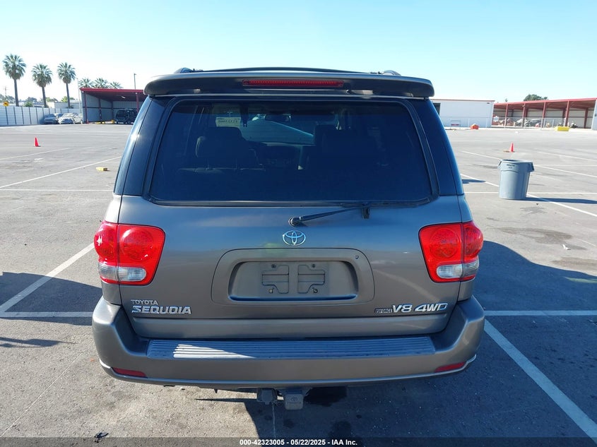 2007 Toyota Sequoia Limited V8 VIN: 5TDBT48A57S278808 Lot: 42323005