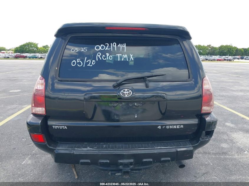 2005 Toyota 4Runner Sr5 V8 VIN: JTEZT14R550021944 Lot: 42323045