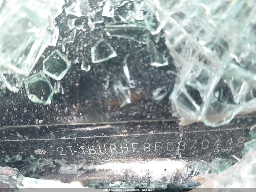 2015 TOYOTA COROLLA L/LE/LE PLUS/LE PREMIUM/S/S PLUS/S PREMIUM - 2T1BURHE8FC370418