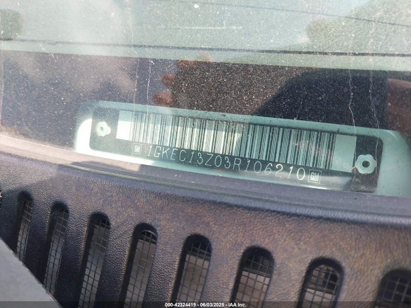 2003 GMC Yukon Slt VIN: 1GKEC13Z03R106210 Lot: 42324419