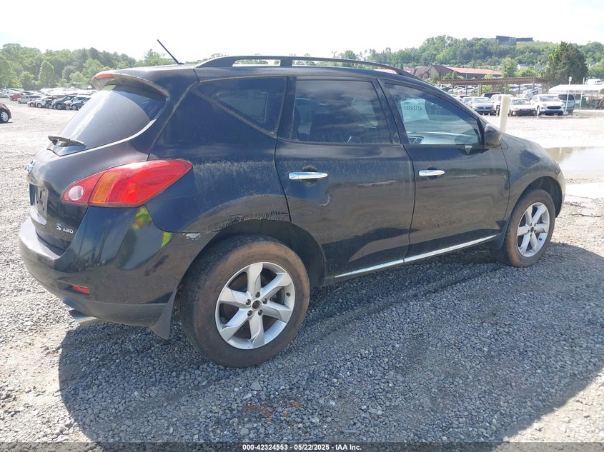 2009 NISSAN MURANO VIN: JN8AZ18W39W130703