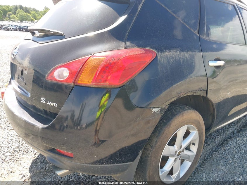 2009 NISSAN MURANO VIN: JN8AZ18W39W130703