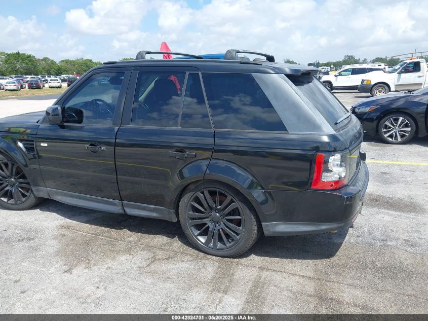 2013 Land Rover Range Rover Sport Hse VIN: SALSK2D43DA760864 Lot: 42324731