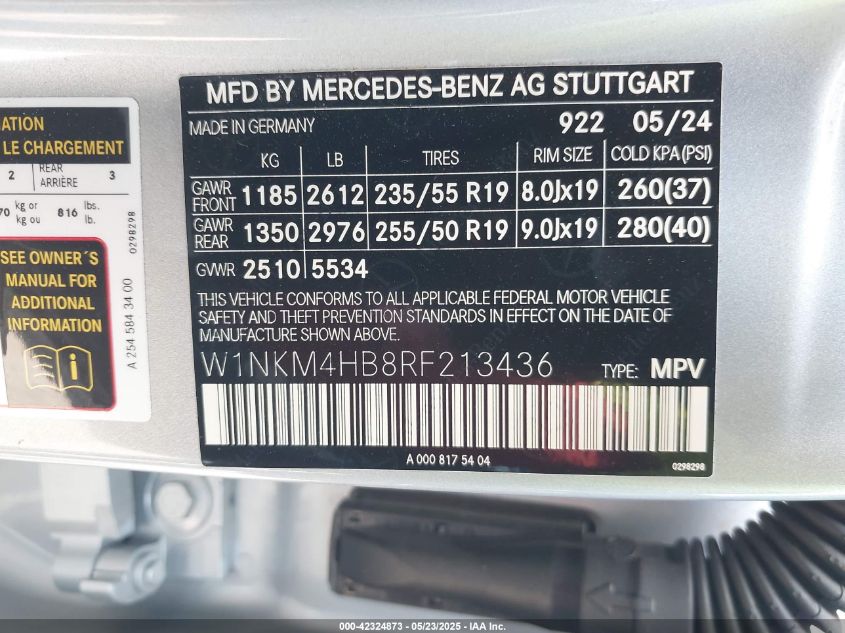 2024 Mercedes-Benz GLC-Class - W1NKM4HB8RF213436