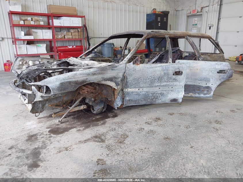 1998 Subaru Legacy black wagon gasoline 4S3BK4256W7319390 photo #3